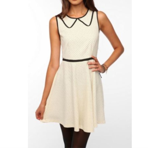 Coincidence & Chance UO polka Dot Short Dress 8 S